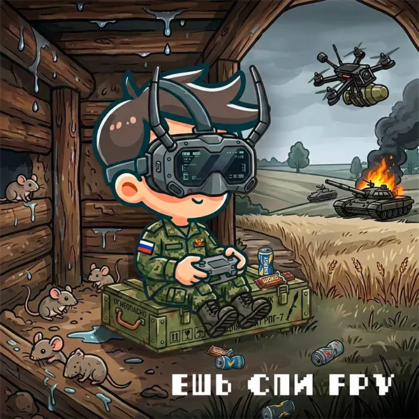 Ешь, спи, FPV — обложка